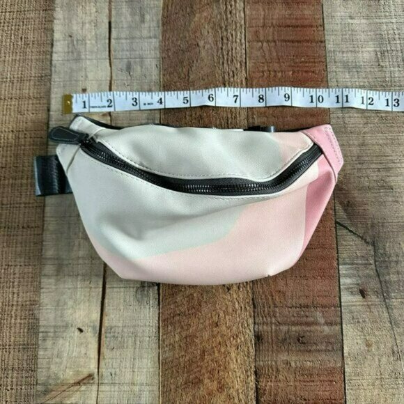 Rodan and fields blush pink and cream fanny pack adjustable hip bag - Picture 3 of 8